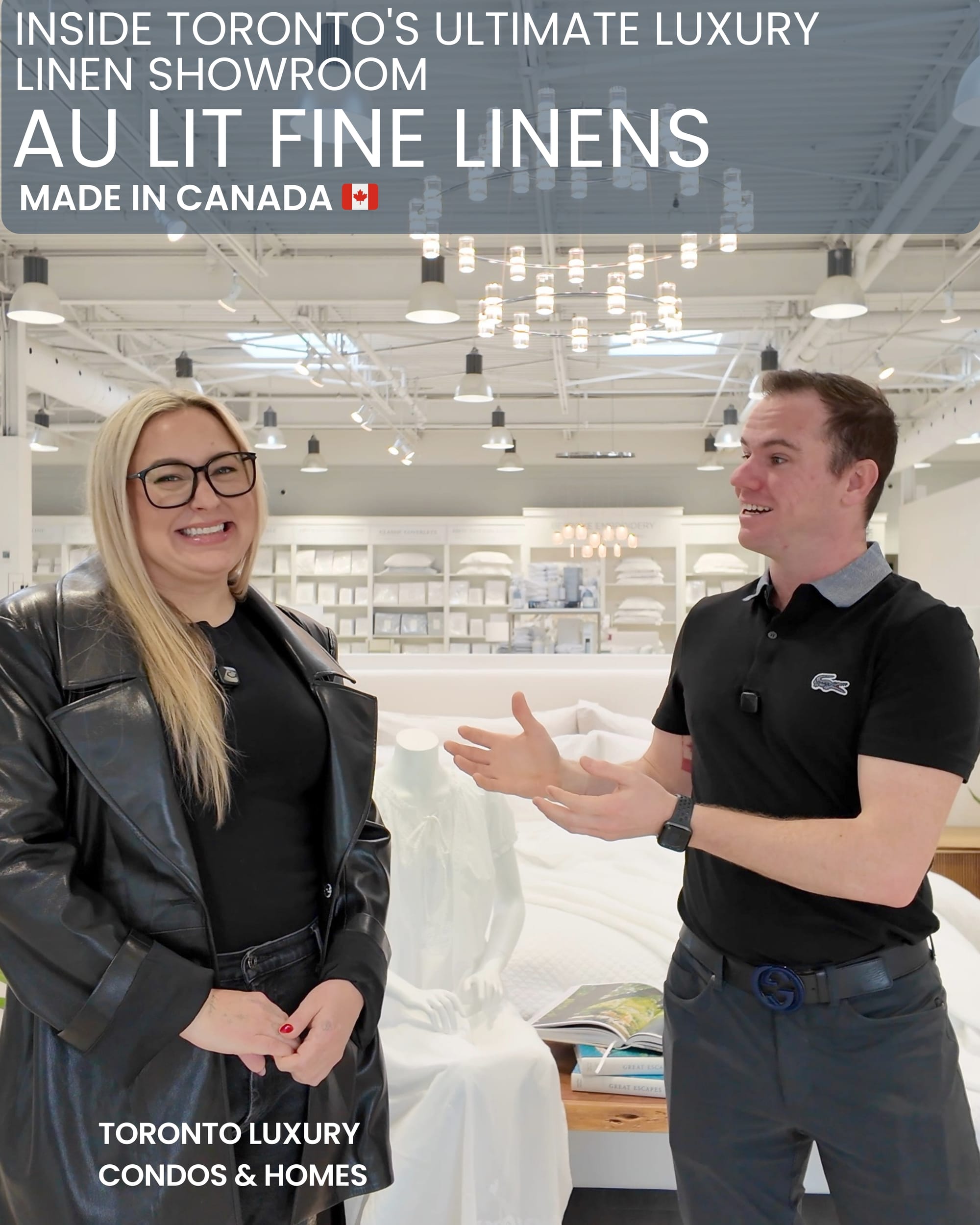 Inside Toronto's Ultimate Luxury Linen Showroom | Au Lit Fine Linens – Made in Canada