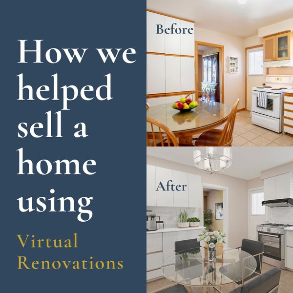 How we helped sell a home using virtual renovations