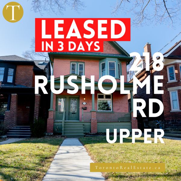 218 Rusholme Rd - Upper | LEASED