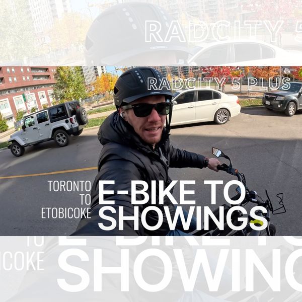 E-Bike to Showings in Etobicoke | RadCity 5 Plus