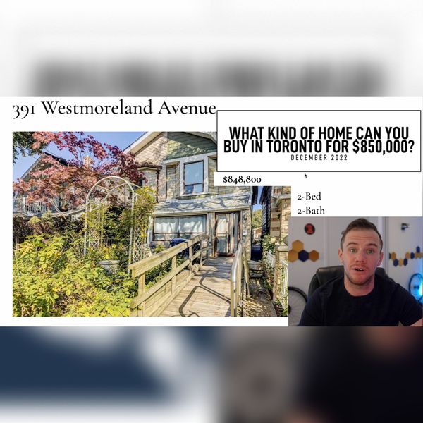 What kind of house can you buy in Toronto for $850,000? | 391 Westmoreland Ave | December 2022